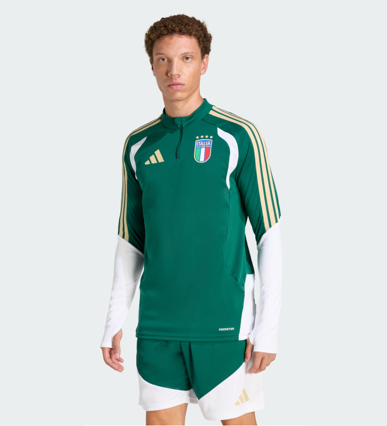 Sweatshirt Italien Training 2026 WM Grün