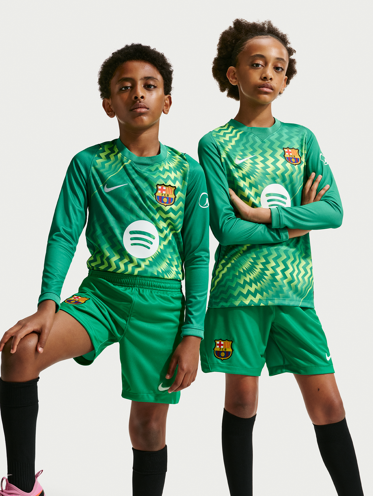 Kids Barcelona Shorts Goalkeeper Home 26/27