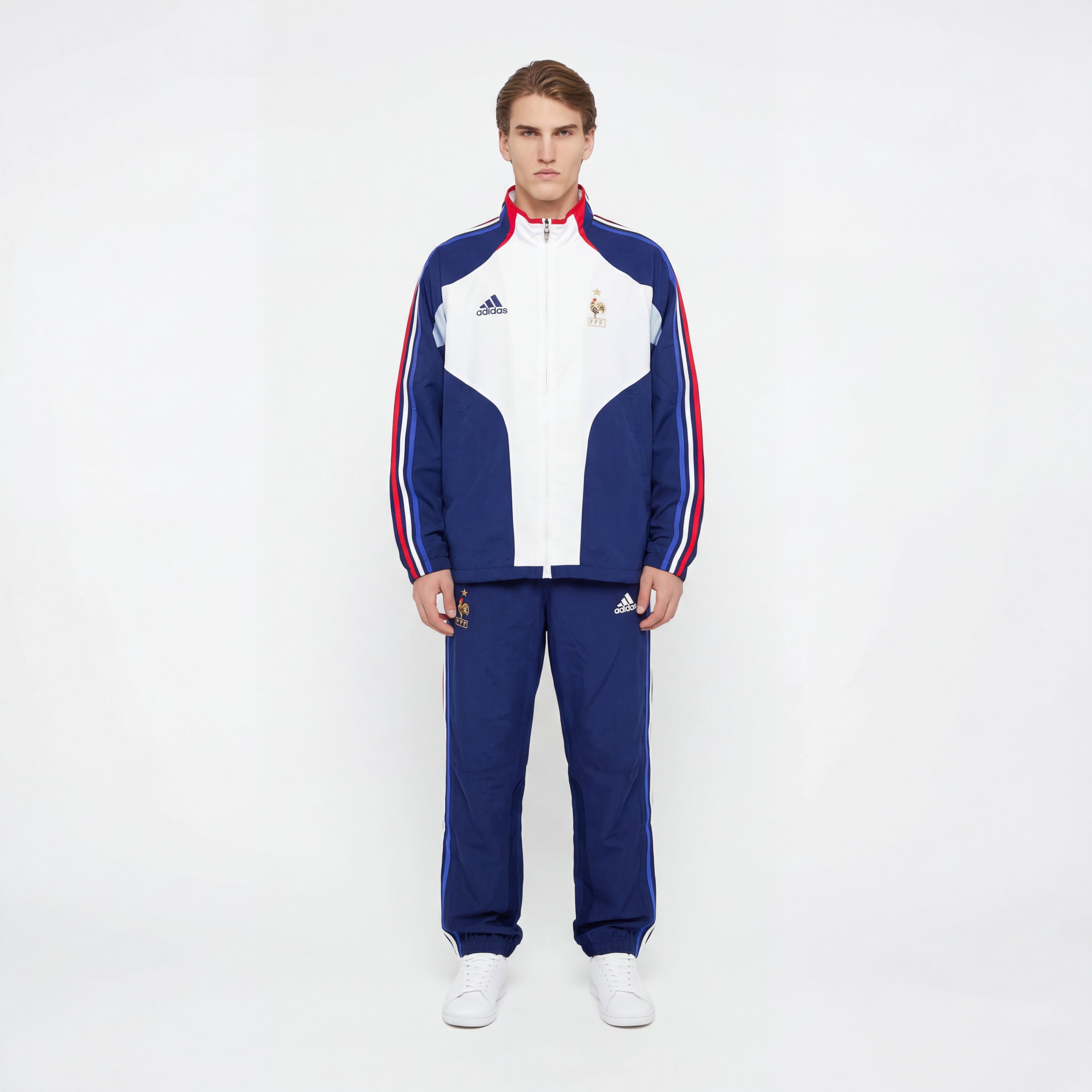 Adidas x Frankreich Vintage-Jacke 2010