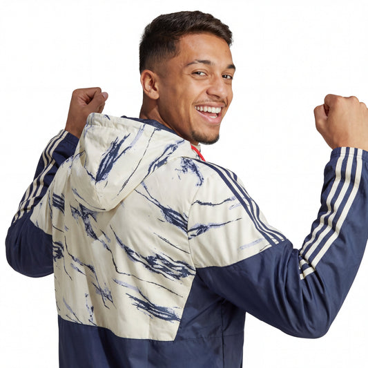Windbreaker Italy 24/25 - Blue & White
