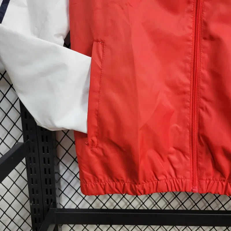 Windbreaker México 24/25 - Branco e Vermelho