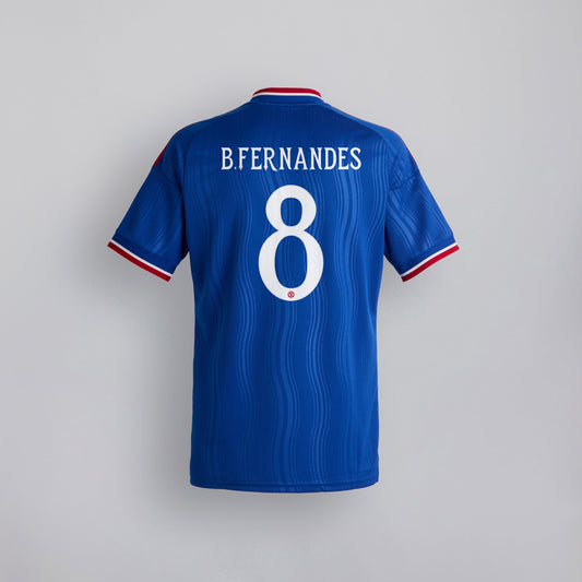 Kids #FERNANDES 8 Manchester United Away 26/27 (UCL)
