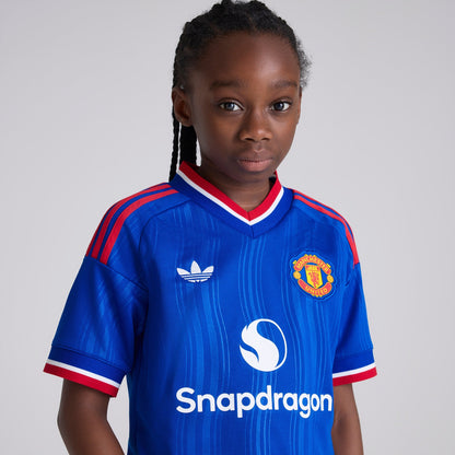 Kids #FERNANDES 8 Manchester United Away 26/27 (UCL)