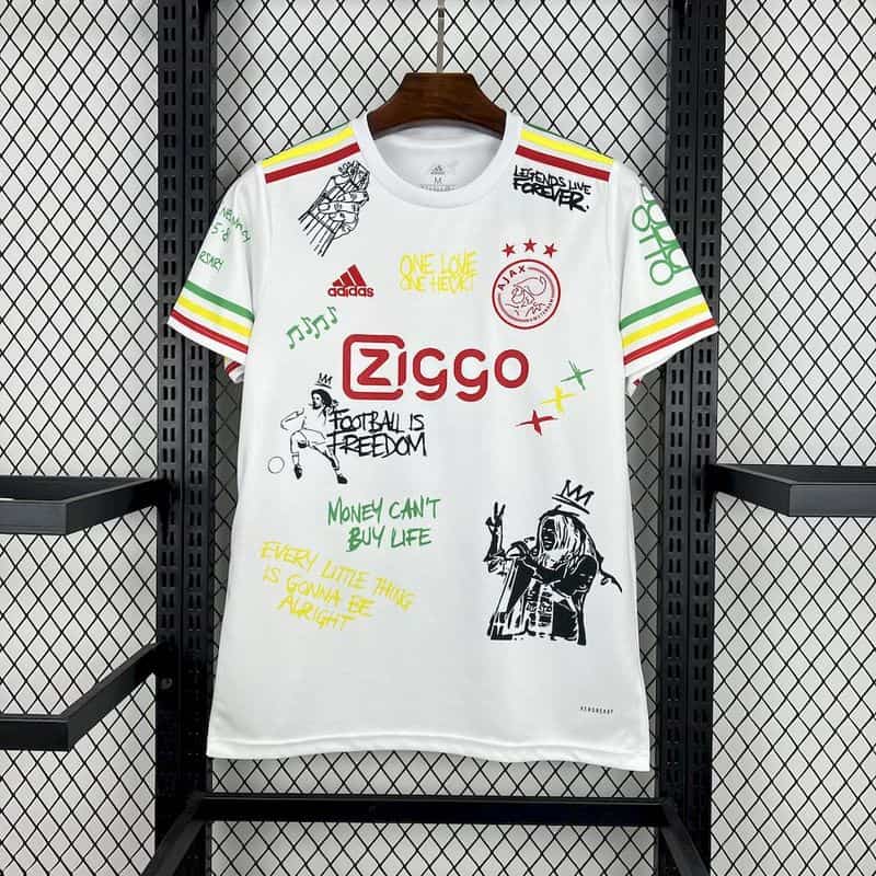Ajax 2025∕26 Amsterdam Bob Marley 40th Jersey(6361)