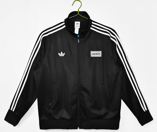 Schwarze Adidas x Oasis Jacke 