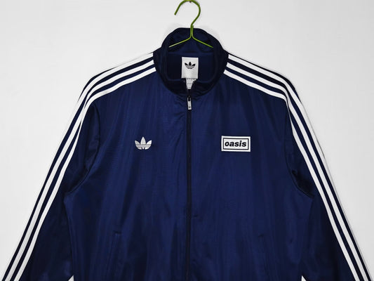 Adidas x Oasis Jacke, Dunkelblau 