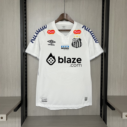 Jersey 24∕25 Santos home all sponsors