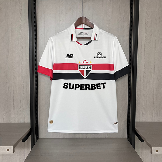 Jersey 24∕25 São Paulo l Branco all sponsors