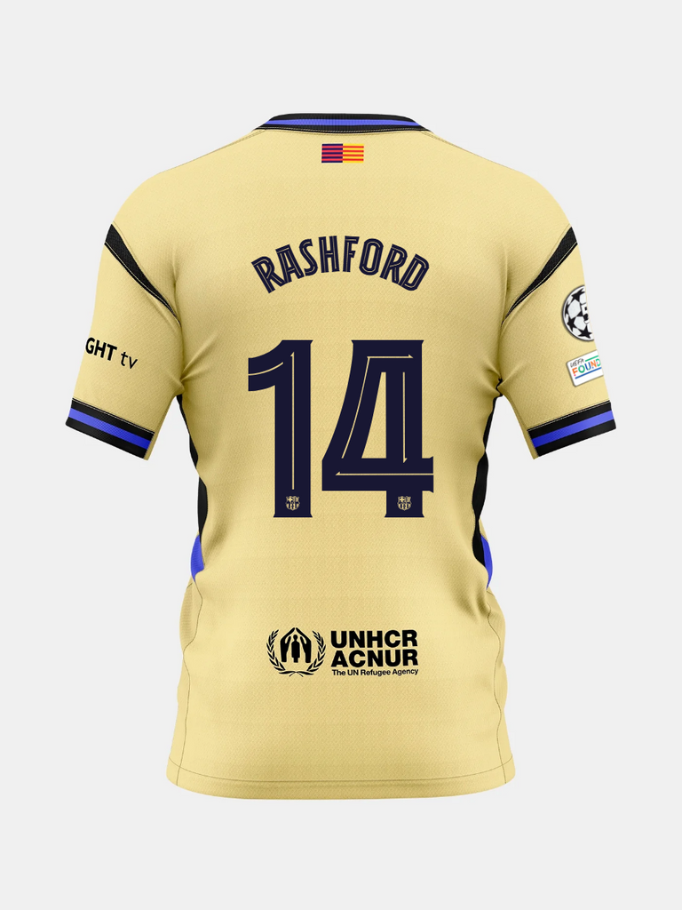 【定価以下】ラッシュフォード　バルセロナ　ユニフォーム FCバルセロナ 25/26 アウェイユニフォーム #14 ラッシュフォード