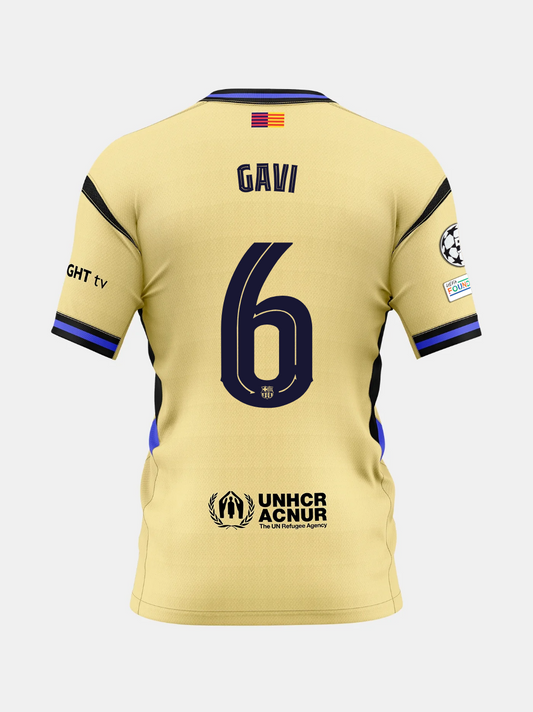 Jersey Away FC Barcelona 25/26 #6 GAVI