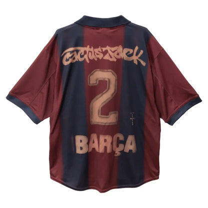 Trikot Barcelona x Travis Scott Retro 2000/01 Heimtrikot Skeleton 