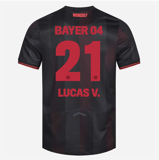Jersey Bayer Leverkusen 25/26 Home #21 LUCAS V.