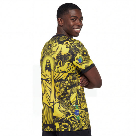 Jersey Brazil 2024 Christ the Redeemer - Amarelo