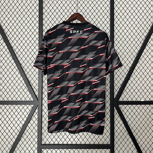 Jersey do São Paulo Pre Jogo 24/25 - Preto