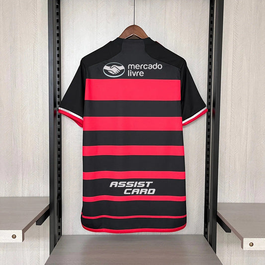 Trikot Flamengo Home 24/25 Torcedor Masculina - Todos os Patrocínios 