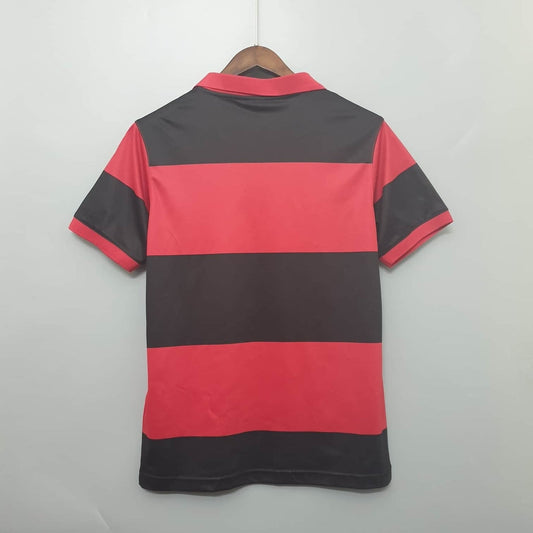 Jersey Flamengo Retrô 1982 Vermelha e Preta - Adidas