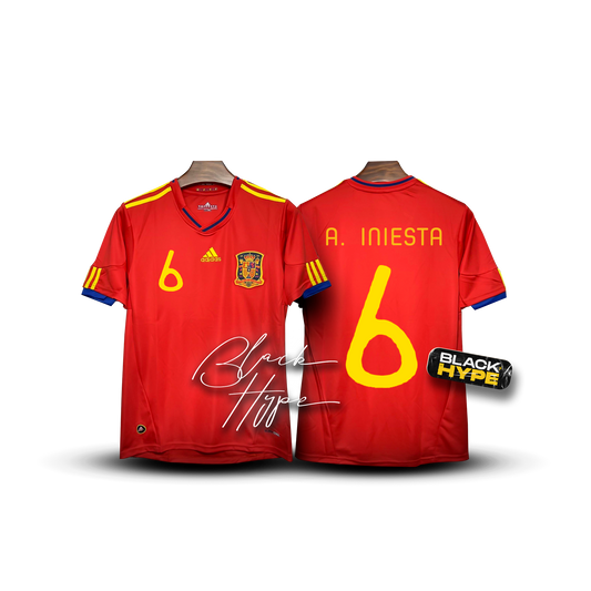 Jersey Iniesta Spain 2010 Legend