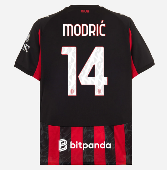 Jersey Milan 25/26 Home #14 Modrić