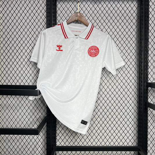 Jersey Seleção Dinamarca 24/25 - Away - Branco