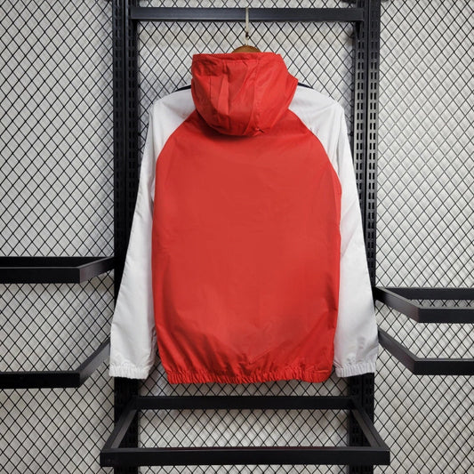 Windbreaker Benfica 24/25 - Branco e Vermelho