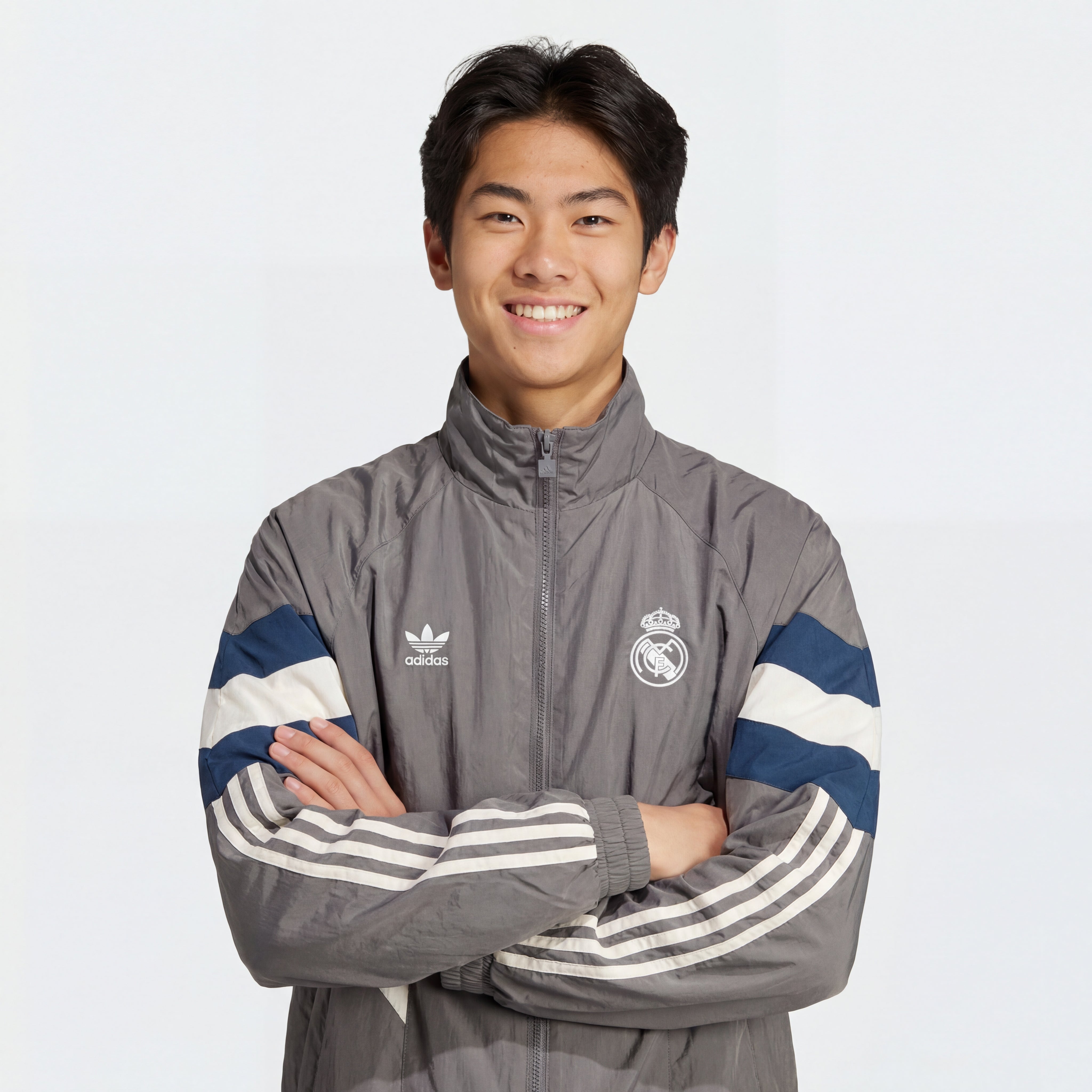 Windbreaker Real Madrid 24/25 - Gray – BlackHype Store